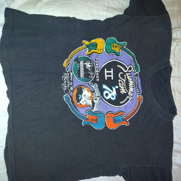 Vintage  Summer Jam II 78 Graphic T-Shirt No Size But Measurement Used Condition - Picture 16 of 16